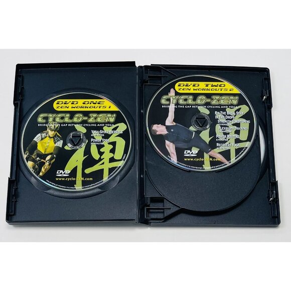 Cyclo-Zen: Bridging the Gap Between Cycling and Yoga (4-DVD Set, 2005) EUC - Picture 2 of 4